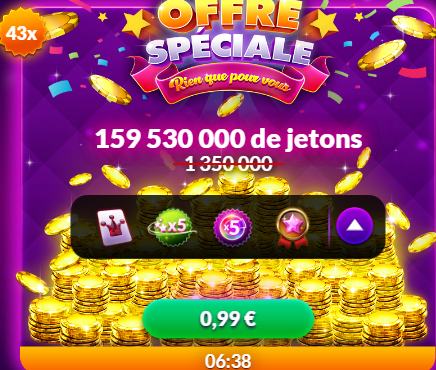 Offre speciale rien que powe vous Casino MyJackpot 