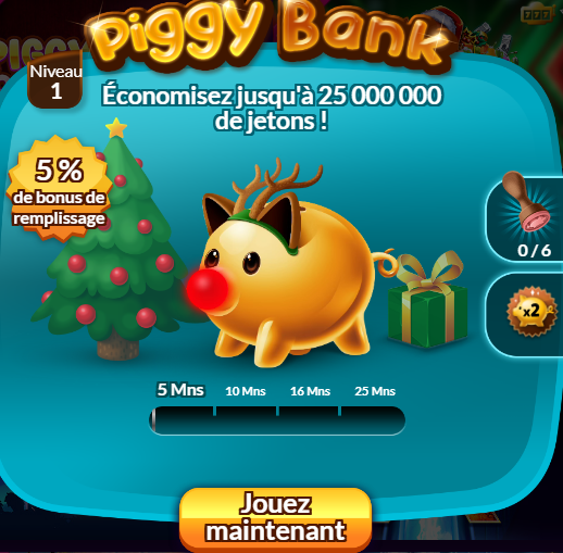 Piggy Bank bonus de Casino MyJackpot